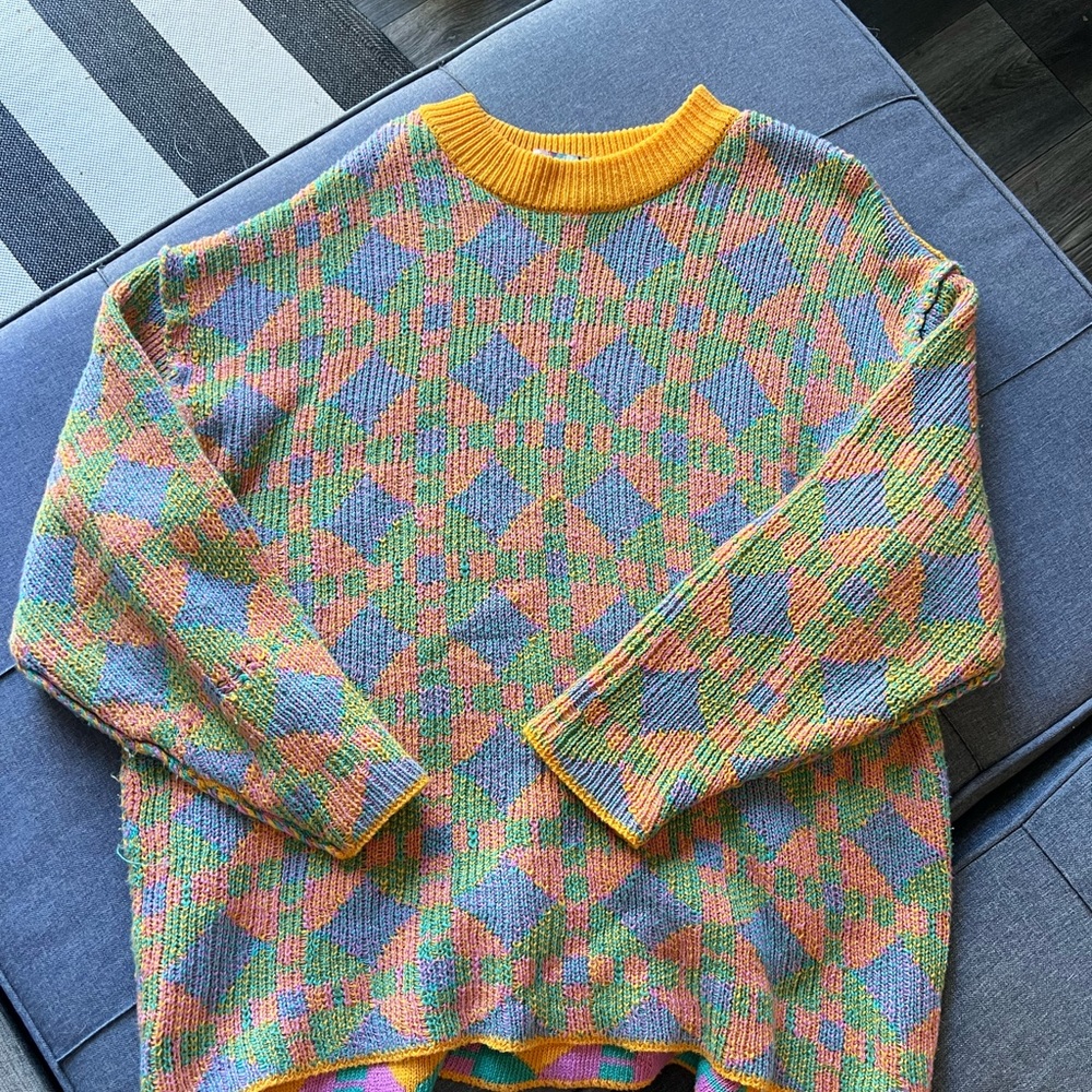 Free people Malibu pattern sweater